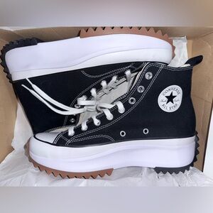 Converse Black and White High-Tops